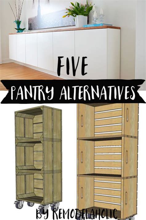 Here we present 10 the best images related to kitchen storage ideas no pantry for you to view and download. Smart-Pantry-Alternatives- | No pantry solutions, Kitchen ...