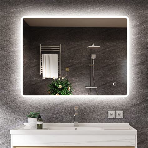 Buy Sbagno 600 X 800 Mm Led Illuminated Bathroom Bluetooth Mirror Ip44 Rated Rectangular
