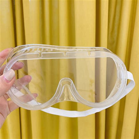 professional goggles eyewear safety glasses anti saliva dander pollen dust with clear lens
