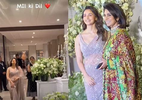 Sidharth Malhotra Kiara Advani Wedding Reception Neetu Kapoor Tags Bahu Alia Bhatt As Mil Ka