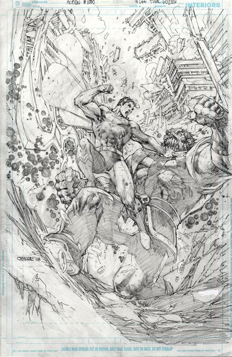 Jim Lee Justice League Pencils