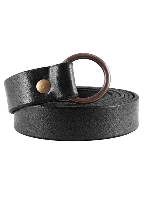 Medieval Long Belt Leather 160 Cm Black Our Medieval Long Belt I