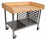 Commercial Butcher Block Work Table