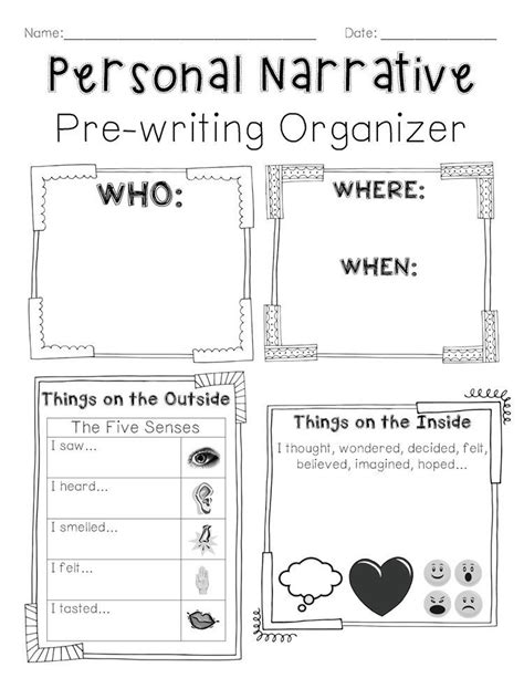Elementary Narrative Writing Prompts