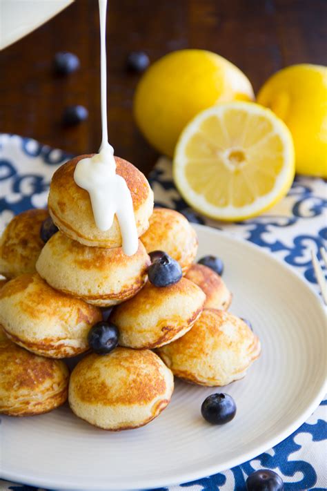 Lemon Blueberry Pancake Bites Gather For Bread