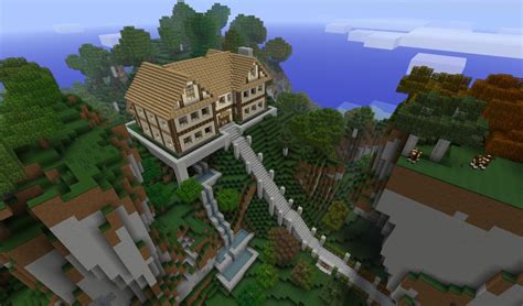 Minecraft Hill Mansion