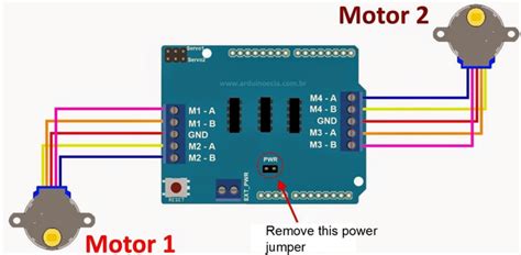 28byj 48 Stepper Motor Arduino L293d Motor Shield Processing