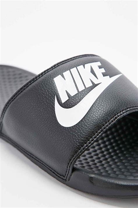 Nike Benassi Jd Sliders In Black In Black For Men Lyst