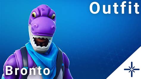 4k Bronto Fortnite Skin Ingame Menu Showcase Youtube