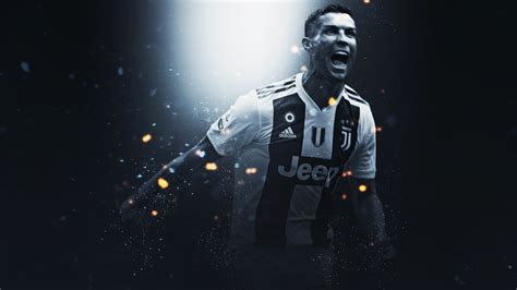 Download Wallpaper Cristiano Ronaldo At Juventus 1920x1080