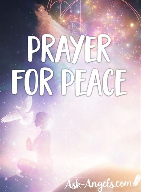 Prayer For Peace Ask