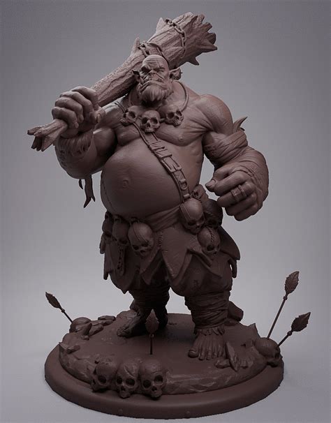 Orc Collectible 3d Model 3d Printable Cgtrader