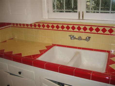 Vintage Tile Kitchen Countertops - a gallery on Flickr