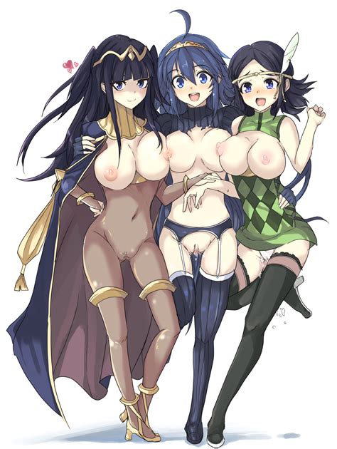 Lucina Tharja And Noire Fire Emblem And 1 More Drawn By Echizen