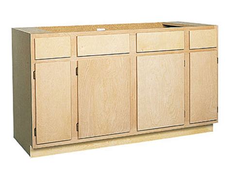 Since 1978, barker cabinets are made in usa and shipped ready to assemble. Zee Mfg SB60BH 60 in Unfinished Birch Sink Base Cabinet at ...