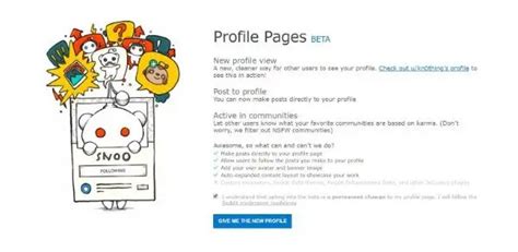 How To Get New Reddit Profile With Name Bio Avatar