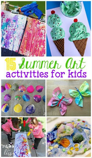 20 Summer Activities For Preschoolers Mess For Less