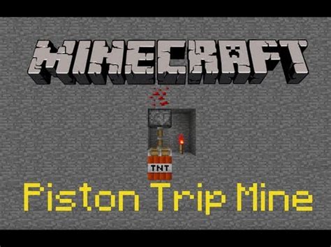 It can also be used to get a dragon egg. Minecraft: How To Make a Piston Trip Mine - YouTube