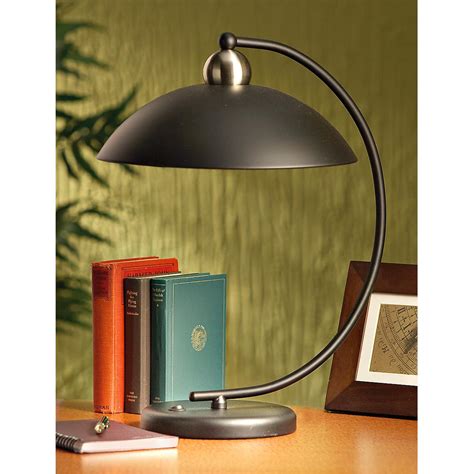 This 15 inch tall realspace gooseneck desk lamp has an onoff switch for control and the blend of black and chrome finishes brings a clean contemporary look for simple matching. GE® Fluorescent Desk Lamp - 214184, Lighting at Sportsman ...