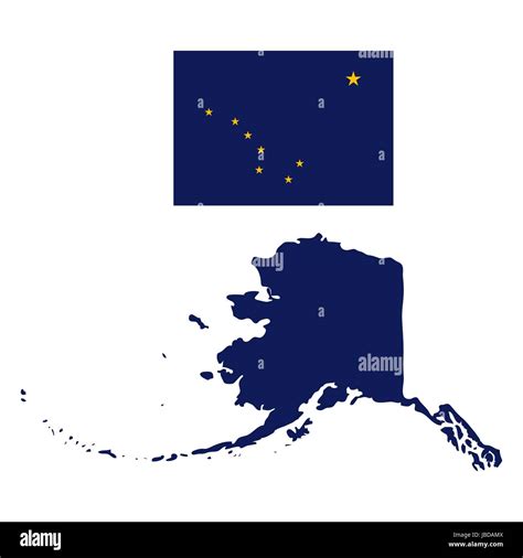 Alaska Map Cut Out Stock Images And Pictures Alamy
