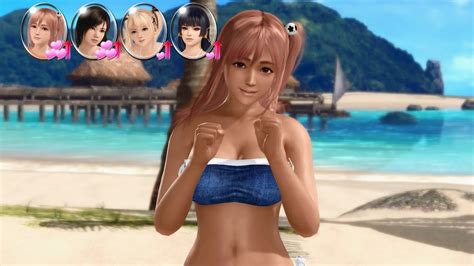 Dead Or Alive Xtreme 3 Honoka Playing Beach Volleyball Ps4 1080p