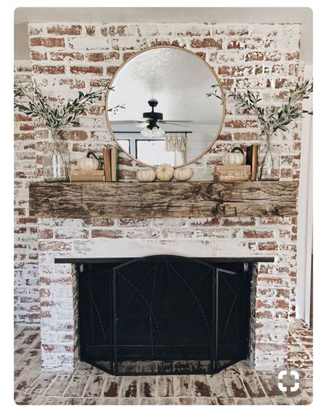 White Washed Brick For Kitchen Lime Wash 1000 Farmhouse Fireplace