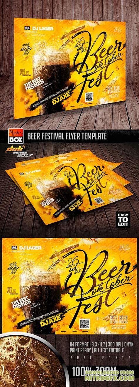 35 free prism bokeh effect overlays. Beer Festival Flyer Template 20693123 » NitroGFX ...
