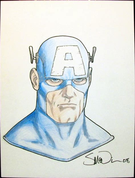 Captain America Steve Mcniven In Joshua Cheungs Captain America