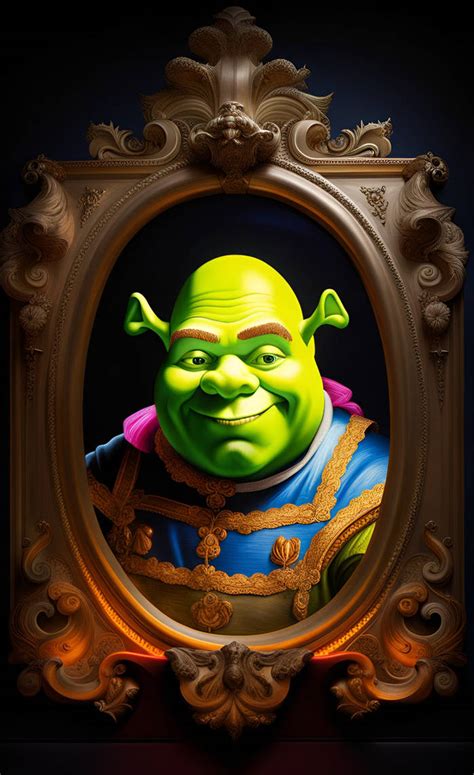 Shrek Portrait By Fox4355 On Deviantart