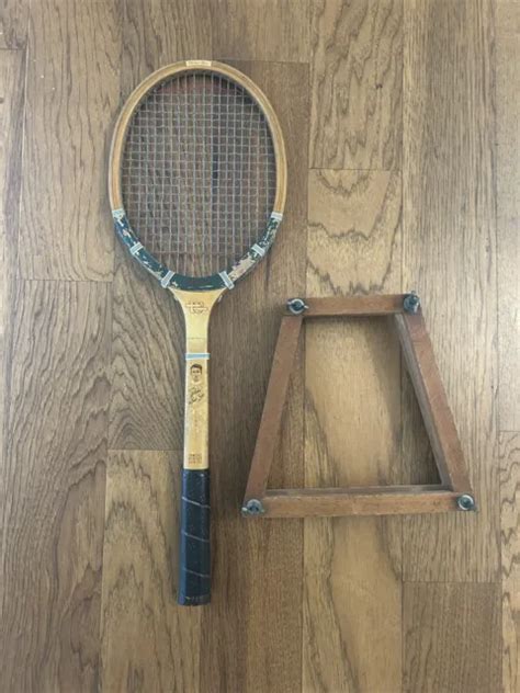 Vintage Wilson Tennis Racket Don Budge Model Famous Player Series With Press Picclick