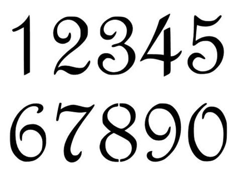 Fancy Numbers In Different Fonts Firehurdle