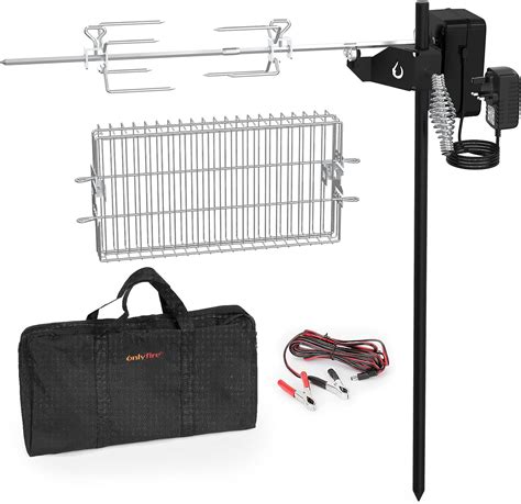 Onlyfire Bbq Rotisserie Grill Kit Floor Stand Spit Roaster Including