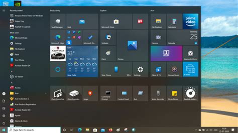 Windows 10 21h2 To Get A Brand New Start Menu Swappable With The