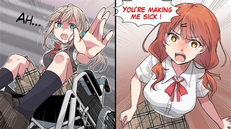 I Saved A Cute Girl In A Wheelchair From Falling Off The Stairs Then A Gyaru Started To Tease
