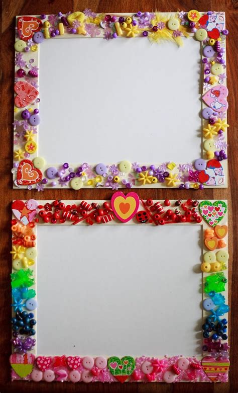 More Creative Kids Ideas Picture Frame Designs Homemade Pictures