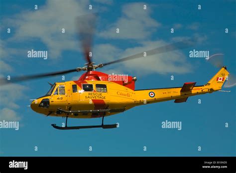 A Search And Rescue Ch 146 Griffon Helicopter Of The Canadian Air Force