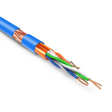 Sftp Cable Cat6e Blue 24awg Cca Adlink