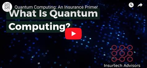 We pride ourselves on our thoroughness and accessibility which helps to create a sense. Quantum Computing: An Insurance Primer