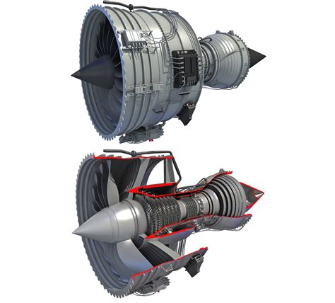 Wallpaper Engine 3d Models Turbofan Engine Cutaway 3d
