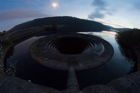 Ladybower Reservoir Outlet Upper Derwent Valley June 2014 Oblivion