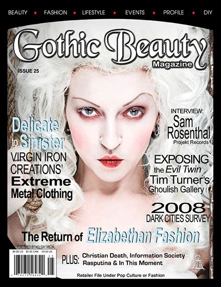Gothic Beauty Magazine 25 Digital Zinetastic Serving The Future