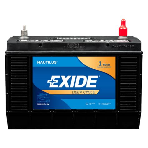 Exide Nautilus 113 Ah 12v Deep Cycle Battery Ebay