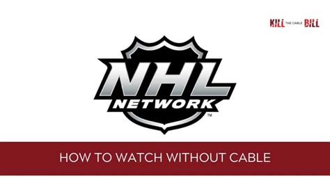 How To Watch Nhl Network Online Without Cable