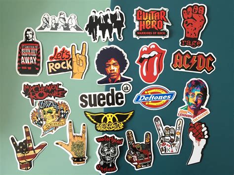 Pack Of 52pcs Beatles Rock N Roll Band Punk Stickers Best Etsy