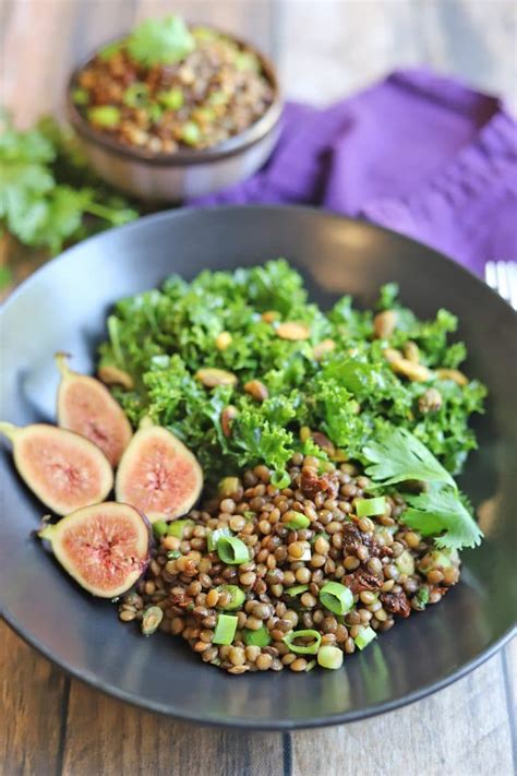 Marinated Lentil Salad With Tangy Dressing Cadrys Kitchen