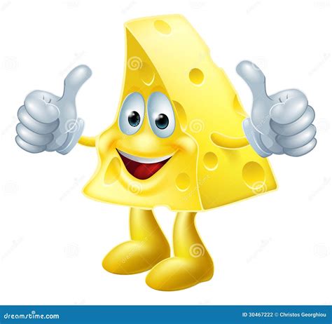 Cartoon Cheese Character Showing A Thumbs Up 224679623