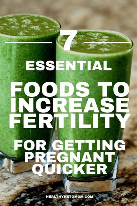 Foods that are packed with protein include: 7 Best Foods To Increase Fertility For Getting Pregnant ...