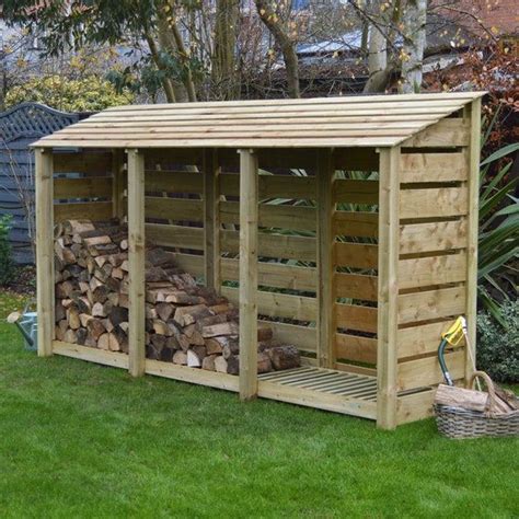 Empingham Log Store 6ft Tall X 11ft Wide Slatted Etsy Outdoor