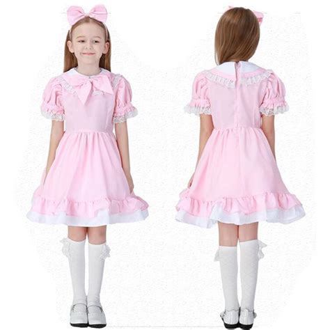 New Child Anime Maid Cos Costume Halloween Cosplay Disfraces Masquerade