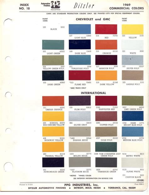 Nothing Found For Picpxpo 1969 Chevrolet Paint Colors Chevrolet
